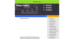 Desktop Screenshot of dataentry.in