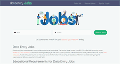 Desktop Screenshot of dataentry.jobs