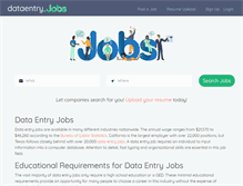 Tablet Screenshot of dataentry.jobs